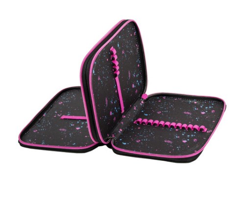 Пенал BRAUBERG, 2 отделения, полиэстер, 21х14 см, 