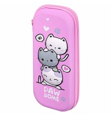 Пенал BRAUBERG, 1 отделение, 1 откидная планка, EVA, 22х10х5 см, 