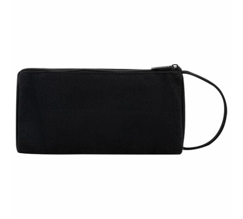 Пенал-косметичка BRAUBERG с ручкой, 1 откидная планка, полиэстер, 22x10х8 см, Black, 272339