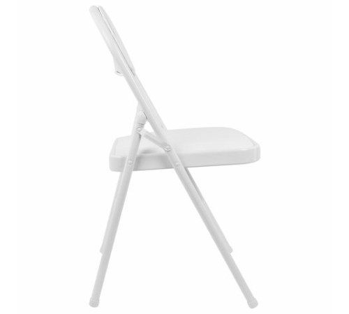 Стул складной BRABIX "Golf Plus CF-003 КОМФОРТ", белый каркас, кожзам белый, 532888 Стул складной BRABIX "Golf Plus CF-003 КОМФОРТ", белый каркас, кожзам белый, 532888