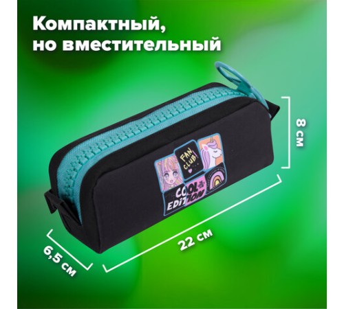 Пенал BRAUBERG с объемной 