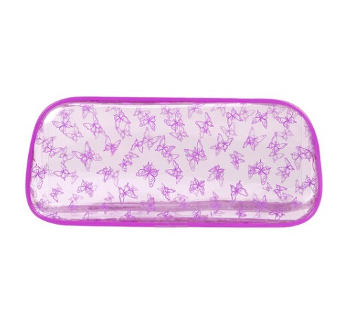 Пенал-косметичка BRAUBERG LUCENT на молнии, прозрачный, 