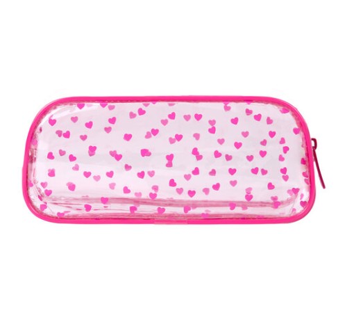 Пенал-косметичка BRAUBERG LUCENT на молнии, прозрачный, 