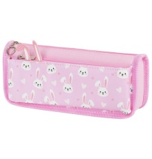 Пенал мягкий ЮНЛАНДИЯ, 2 отделения, полиэстер, 