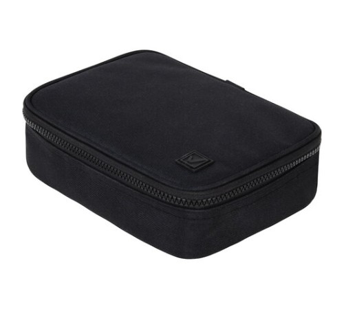 Пенал-органайзер BRAUBERG БОЛЬШОЙ, 1 отделение,1 откидная планка, ткань, 21x15x6 см, Black, 272348