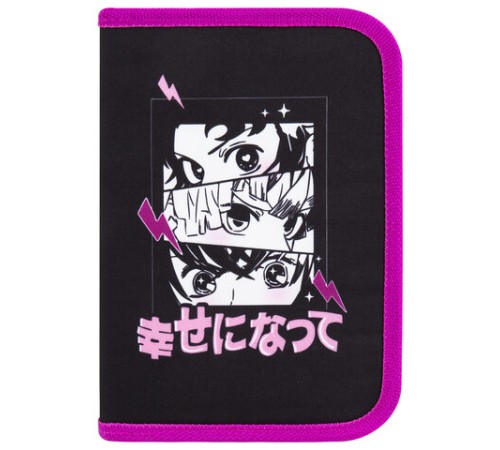 Пенал BRAUBERG с наполнением, 1 отделение, 1 откидная планка, 24 предмета, 21х14 см, 