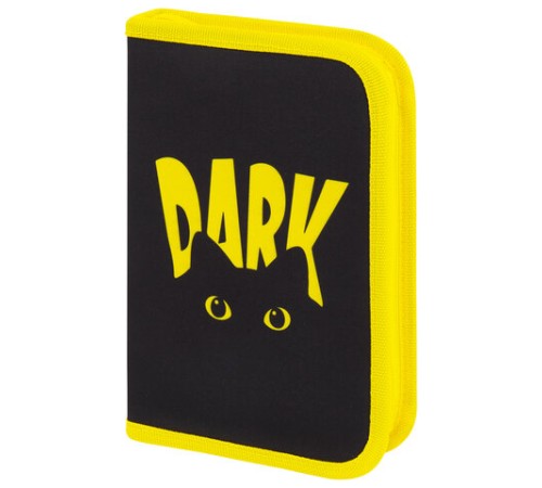 Пенал BRAUBERG с наполнением, 1 отделение, 1 откидная планка, 24 предмета, 21х14 см, 