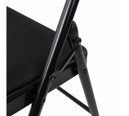 Стул складной BRABIX "Golf Plus CF-003 КОМФОРТ", чёрный каркас, чёрная ткань, 532889 Стул складной BRABIX "Golf Plus CF-003 КОМФОРТ", чёрный каркас, чёрная ткань, 532889