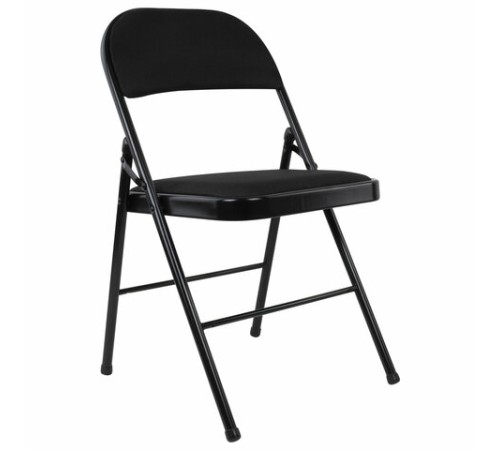 Стул складной BRABIX "Golf Plus CF-003 КОМФОРТ", чёрный каркас, чёрная ткань, 532889 Стул складной BRABIX "Golf Plus CF-003 КОМФОРТ", чёрный каркас, чёрная ткань, 532889