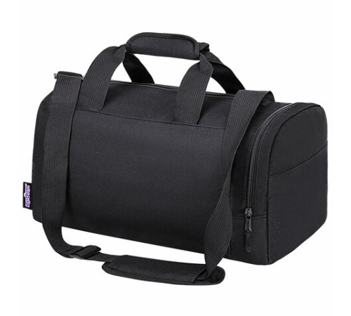 Сумка для занятий спортивная ЮНЛАНДИЯ с отделением для обуви, 40х22х20 см, черный, 272380