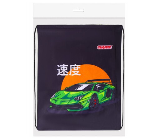 Мешок для обуви ПИФАГОР, 1 отделение, 42х34 см, 