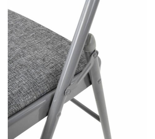 Стул складной BRABIX "Golf Plus CF-003 КОМФОРТ", серый каркас, серая ткань, 532890 Стул складной BRABIX "Golf Plus CF-003 КОМФОРТ", серый каркас, серая ткань, 532890