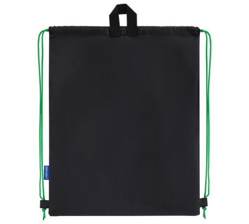 Мешок для обуви BRAUBERG, с петлей, светоотражающая полоса, 2 отделения, 46х36 см, Night warrior, 272396