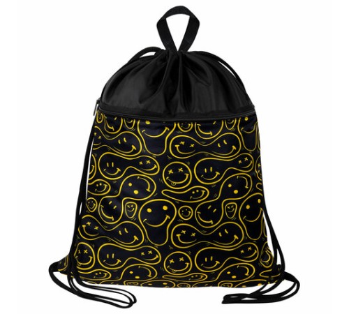 Мешок для обуви BRAUBERG БОЛЬШОЙ, с ручкой, карман на молнии, сетка, 49х41 см, 