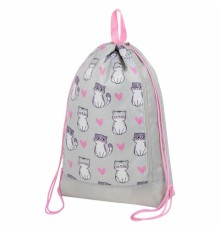 Мешок для обуви ЮНЛАНДИЯ с ручками, боковой карман на молнии, 46х36 см, 