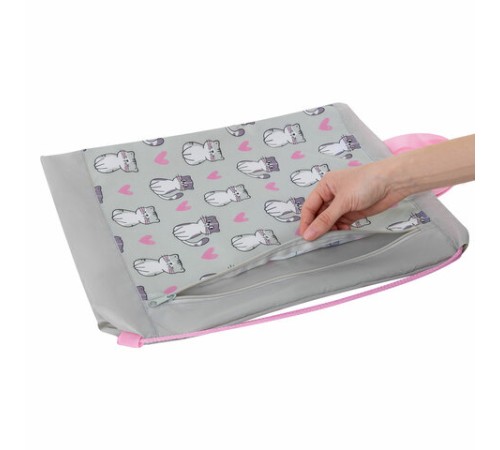 Мешок для обуви ЮНЛАНДИЯ с ручками, боковой карман на молнии, 46х36 см, 