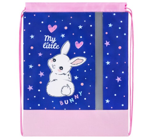 Мешок для обуви ЮНЛАНДИЯ, плотный, светоотражающая полоса, 46х36 см, 