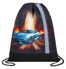 Мешок для обуви ЮНЛАНДИЯ, плотный, светоотражающая полоса, 46х36 см, 