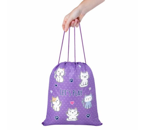 Мешок для обуви BRAUBERG KIDS, с петлей, 42х34 см, 