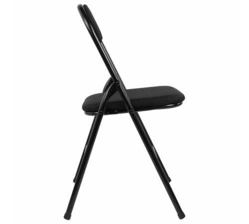Стул складной BRABIX "Golf CF-007", чёрный каркас, чёрная ткань, 532892 Стул складной BRABIX "Golf CF-007", чёрный каркас, чёрная ткань, 532892