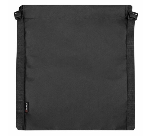 Рюкзак спортивный мешок HEIKKI PACK (ХЕЙКИ), 2 отделения, увеличенный объем, 40х35 см, черный, 272419