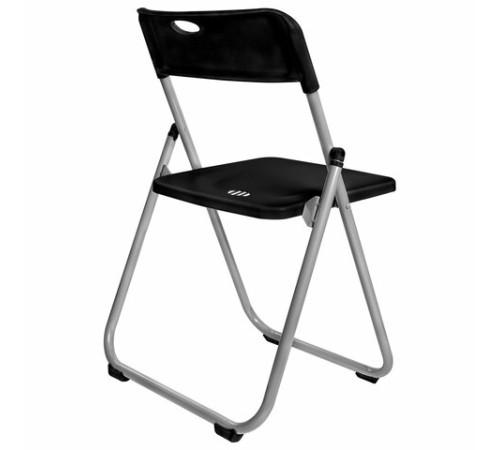 Стул складной BRABIX "Golf Lite CF-017", серебристый каркас, пластик чёрный, 532895 Стул складной BRABIX "Golf Lite CF-017", серебристый каркас, пластик чёрный, 532895