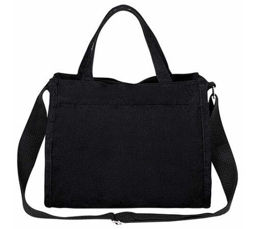 Сумка шоппер HEIKKI MINI (ХЕЙКИ), вельвет, 25х20 см, черный, 272439