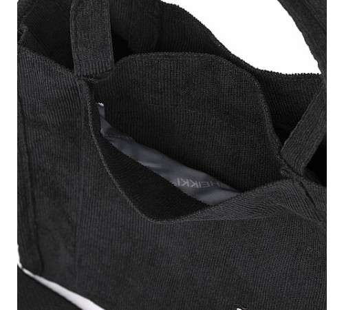 Сумка шоппер HEIKKI MINI (ХЕЙКИ), вельвет, 25х20 см, черный, 272439