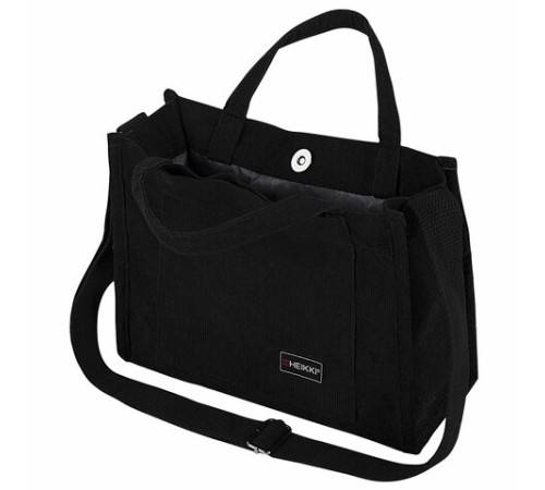 Сумка шоппер HEIKKI MINI (ХЕЙКИ), вельвет, 25х20 см, черный, 272439