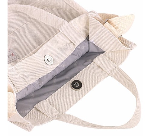 Сумка шоппер HEIKKI MINI (ХЕЙКИ), вельвет, 25х20 см, бежевый, 272440