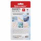 Магниты квадратные стеклянные 35 мм для досок магнитно-маркерных, НАБОР 6 шт., 