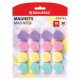 Магниты 30 мм, НАБОР 16 шт., BRAUBERG 