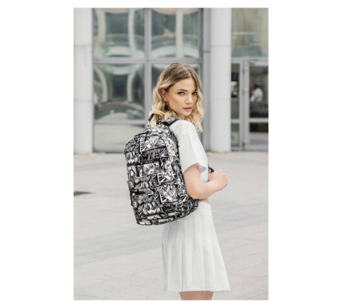 Рюкзак HEIKKI DREAM (ХЕЙКИ) универсальный, с карманом для ноутбука, эргономичный, Comics Anime, 42х26х14 см, 272527