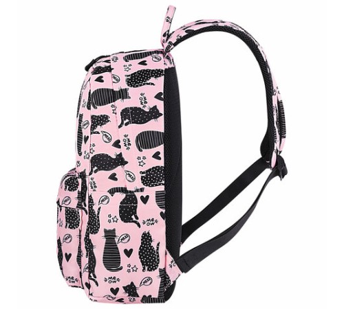 Рюкзак HEIKKI DREAM (ХЕЙКИ) универсальный, с карманом для ноутбука, эргономичный, Cats, 42х26х14 см, 272528