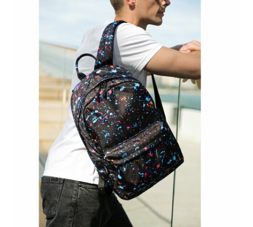 Рюкзак HEIKKI DREAM (ХЕЙКИ) универсальный, с карманом для ноутбука, эргономичный, Splatter, 42х26х14 см, 272529