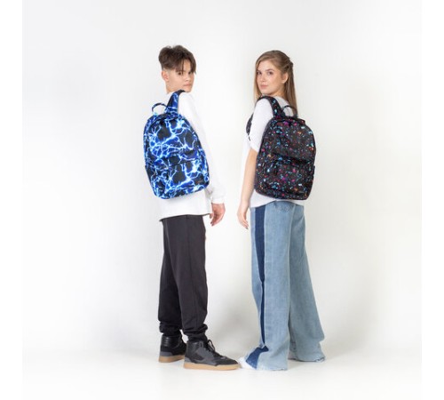 Рюкзак HEIKKI DREAM (ХЕЙКИ) универсальный, с карманом для ноутбука, эргономичный, Splatter, 42х26х14 см, 272529