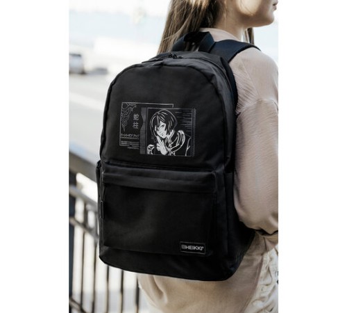 Рюкзак HEIKKI ENERGETIC Mood (ХЕЙКИ) универсальный, эргономичный, Obanai, черный, 43х30х16 см, 272536