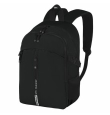 Рюкзак HEIKKI CHOICE (ХЕЙКИ) универсальный, 2 отделения, багажная лента, черный, 42х32х13 см, 272537