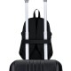 Рюкзак HEIKKI CHOICE (ХЕЙКИ) универсальный, 2 отделения, багажная лента, черный, 42х32х13 см, 272537