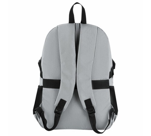 Рюкзак HEIKKI CHOICE (ХЕЙКИ) универсальный, 2 отделения, багажная лента, серый, 42х32х13 см, 272538