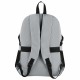 Рюкзак HEIKKI CHOICE (ХЕЙКИ) универсальный, 2 отделения, багажная лента, серый, 42х32х13 см, 272538