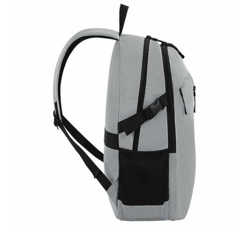 Рюкзак HEIKKI CHOICE (ХЕЙКИ) универсальный, 2 отделения, багажная лента, серый, 42х32х13 см, 272538