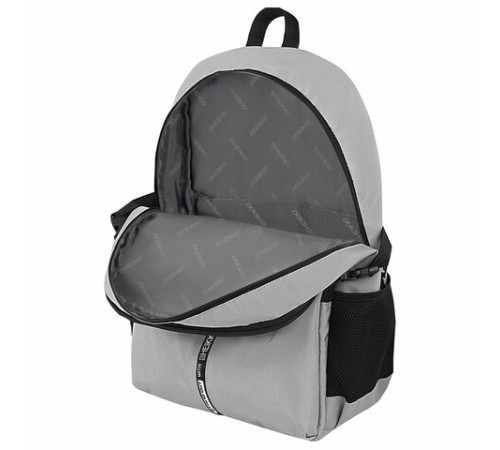Рюкзак HEIKKI CHOICE (ХЕЙКИ) универсальный, 2 отделения, багажная лента, серый, 42х32х13 см, 272538