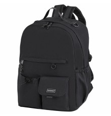 Рюкзак HEIKKI EDITION (ХЕЙКИ) универсальный, 6 карманов, черный, 42х30х14 см, 272540