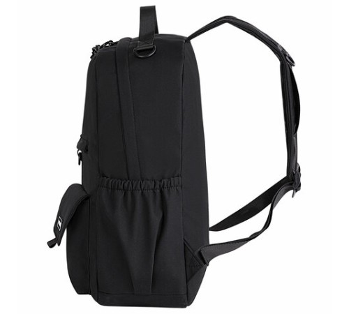 Рюкзак HEIKKI EDITION (ХЕЙКИ) универсальный, 6 карманов, черный, 42х30х14 см, 272540