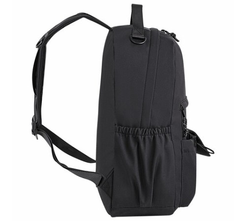 Рюкзак HEIKKI EDITION (ХЕЙКИ) универсальный, 6 карманов, черный, 42х30х14 см, 272540