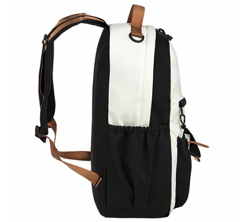 Рюкзак HEIKKI EDITION (ХЕЙКИ) универсальный, 6 карманов, бежевый/черный, 42х30х14 см, 272541