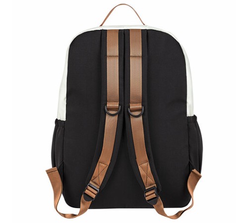 Рюкзак HEIKKI EDITION (ХЕЙКИ) универсальный, 6 карманов, бежевый/черный, 42х30х14 см, 272541