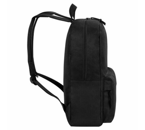 Рюкзак STAFF WALKER универсальный, с карманом, черный, 43х30х12 см, 272542