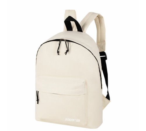 Рюкзак STAFF STREET универсальный, бежевый, 38x28x12 см, 272557